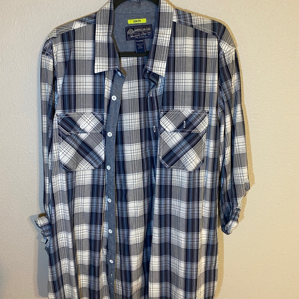 Mens casual button down shirt